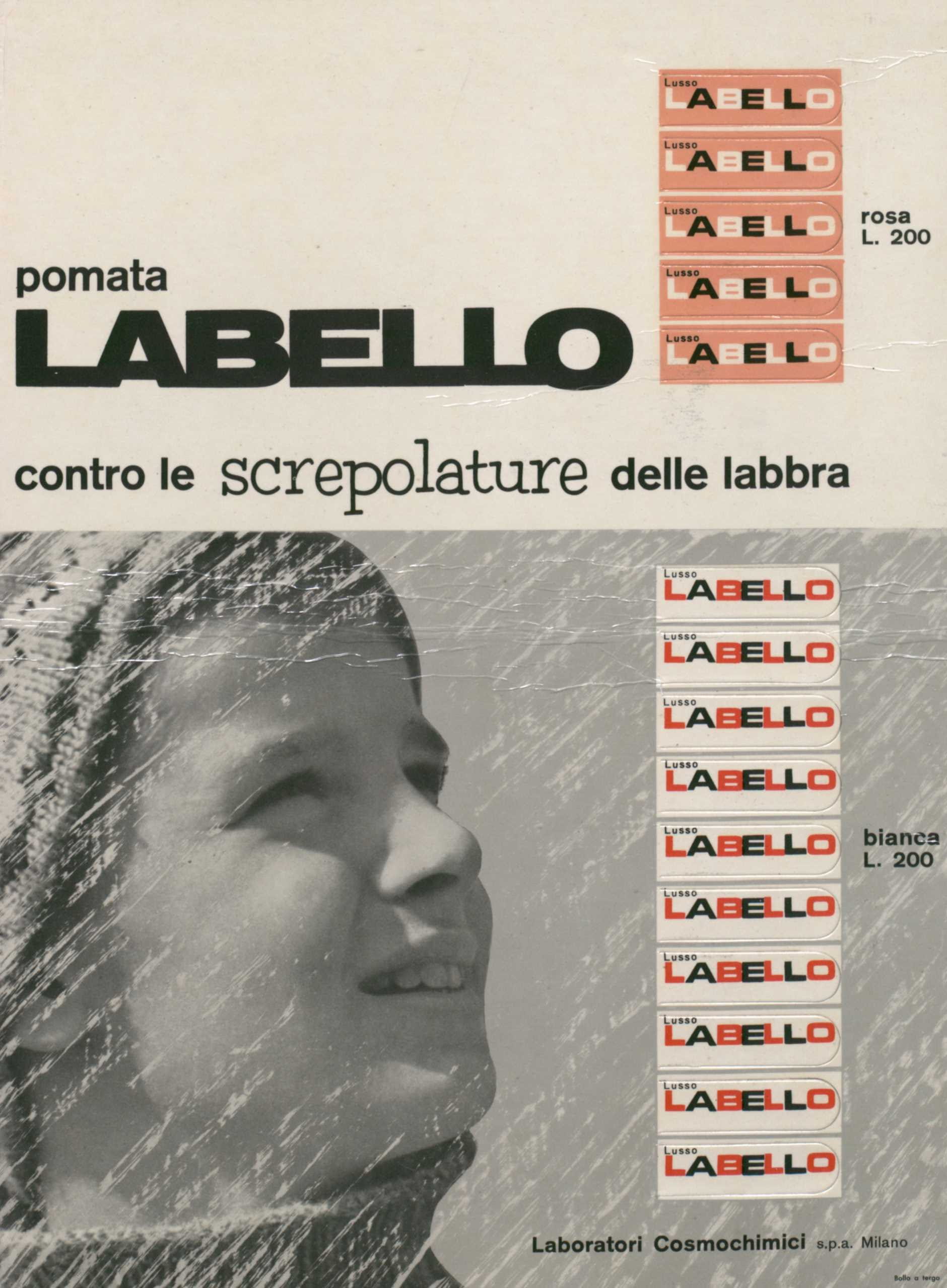 Labello advertisement Italy 1964