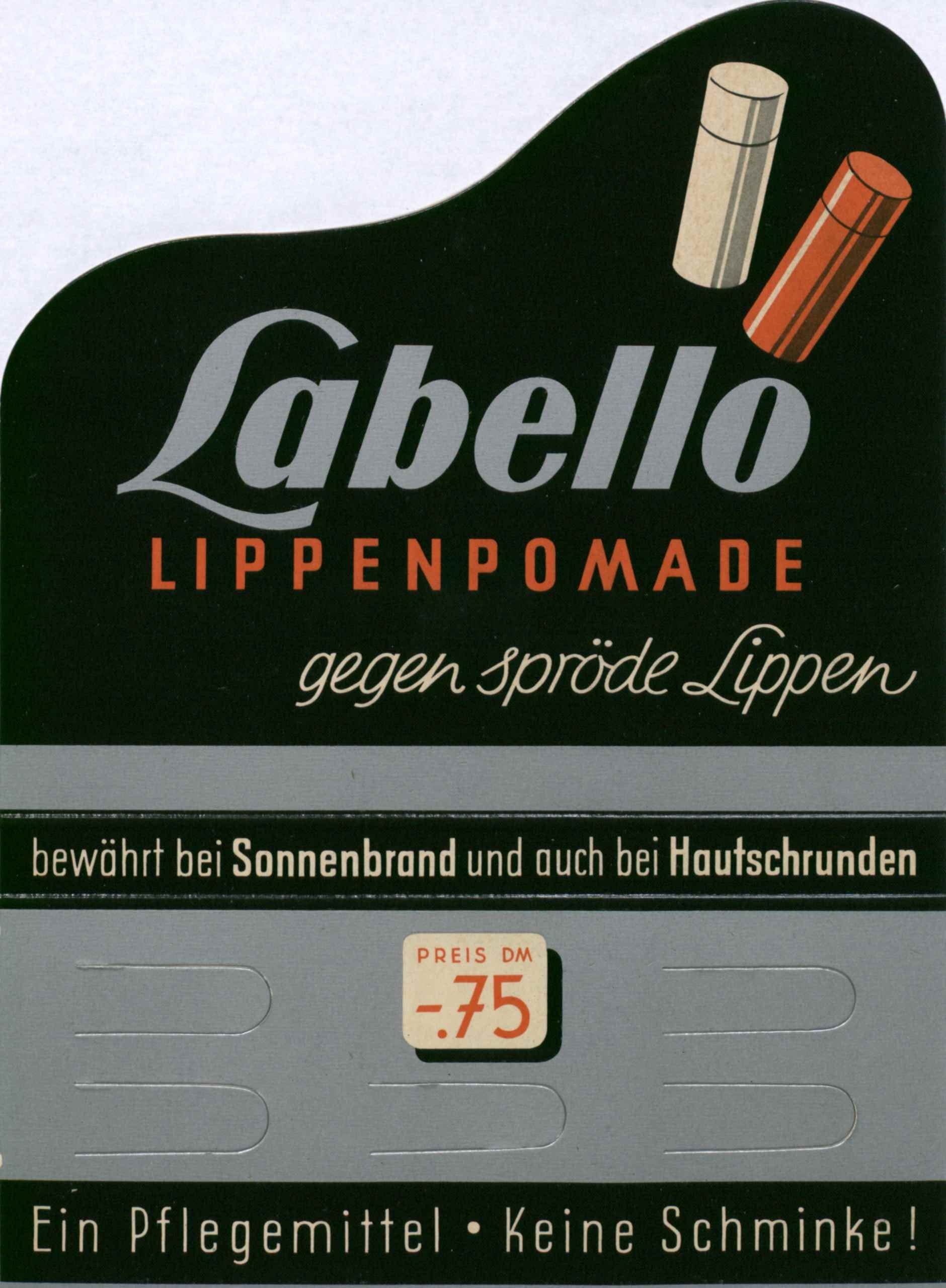 Labello packaging 1954