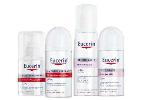 Eucerin deo range
