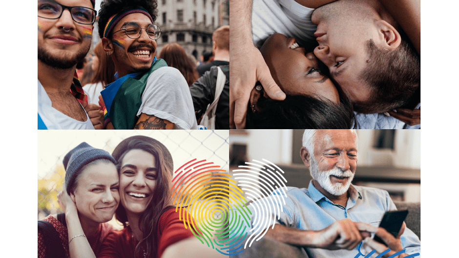 4 Images of divers & queer people