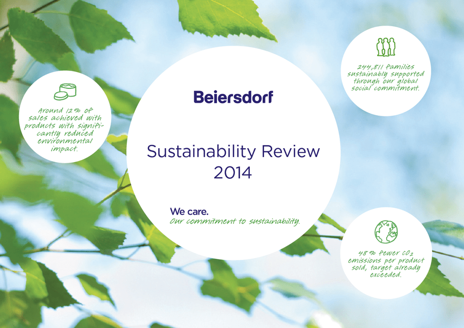 Cover of the Sustainability Review 2014