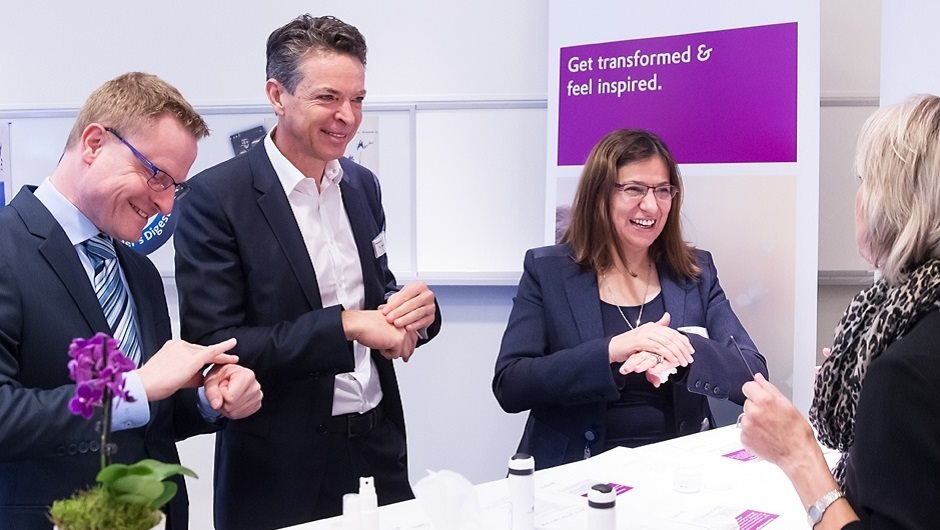 Dr. May Shana’a (Senior VP Global R&D) and Harald Emberger (Corporate Senior VP Supply Chain) opened the Supplier Fair 2016