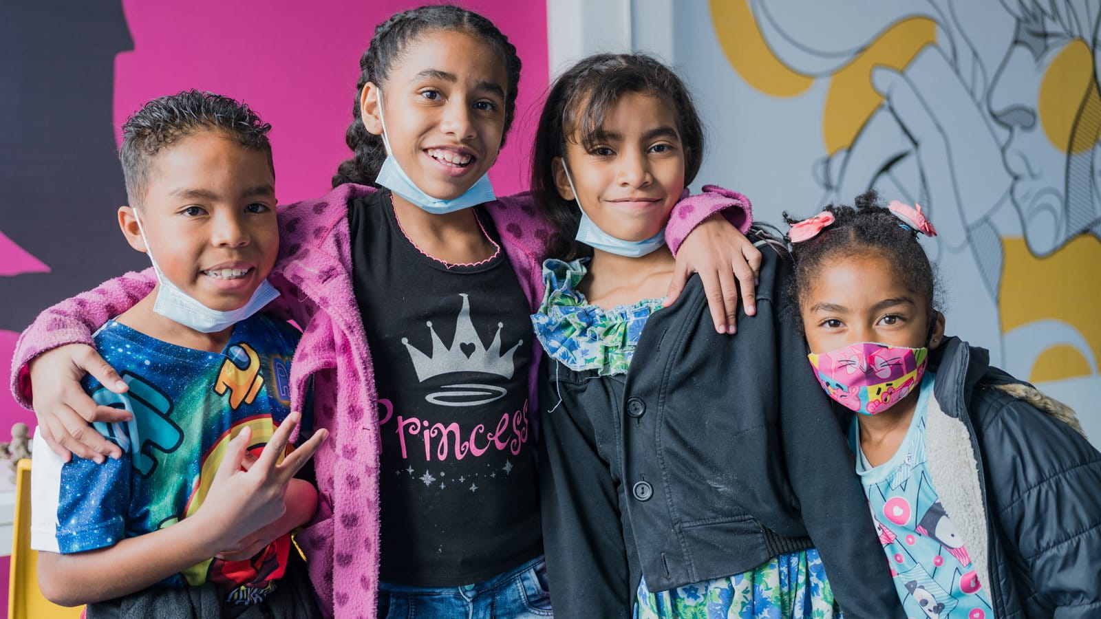 Young people in Bogotá