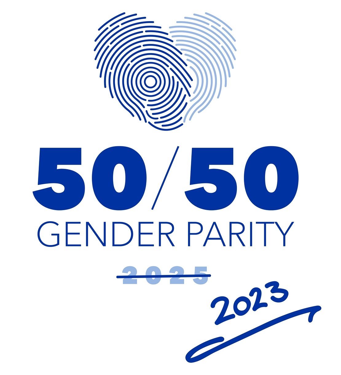 50/50 gender parity 2023